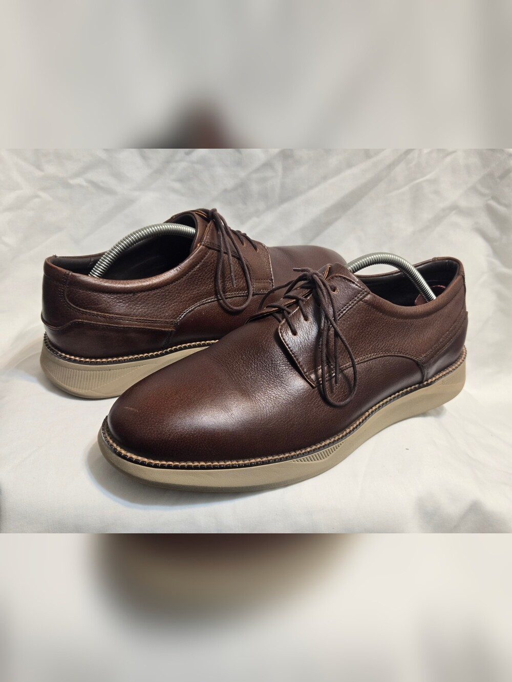 Flag LTD. Mens Colston Hybrid Oxfords Brown Sz 11.5